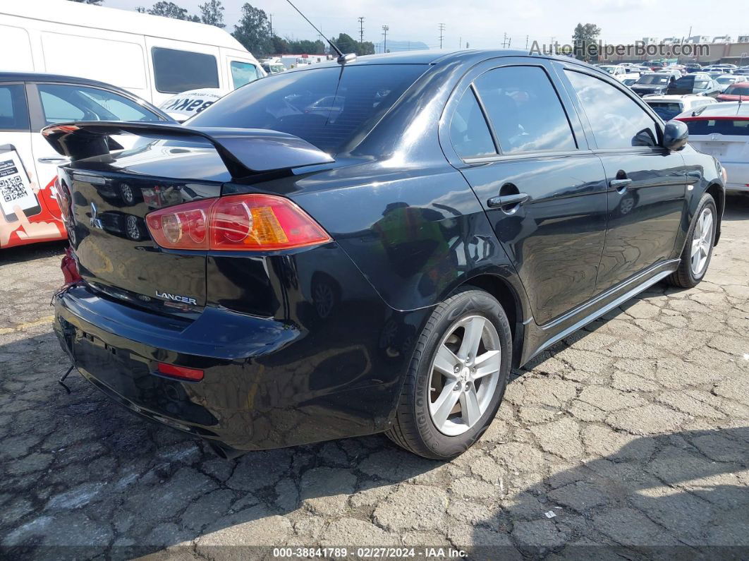 2009 Mitsubishi Lancer Es/es-sport Black vin: JA3AU26U69U607331