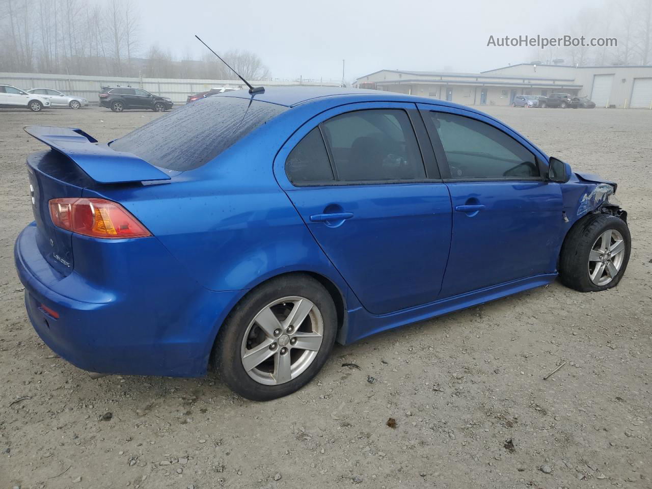 2009 Mitsubishi Lancer Es/es Sport Blue vin: JA3AU26U89U003179