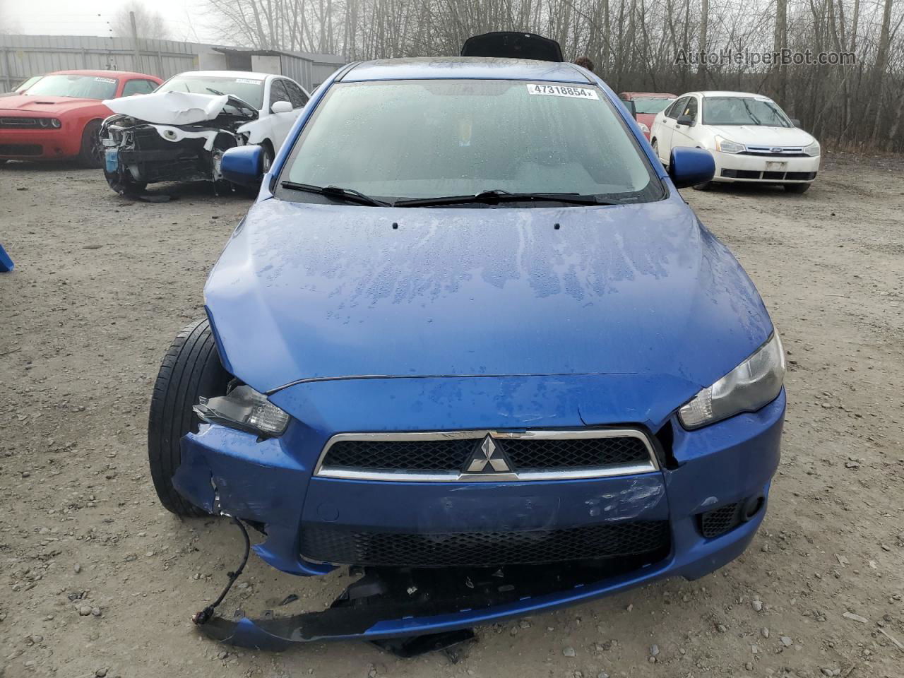 2009 Mitsubishi Lancer Es/es Sport Синий vin: JA3AU26U89U003179