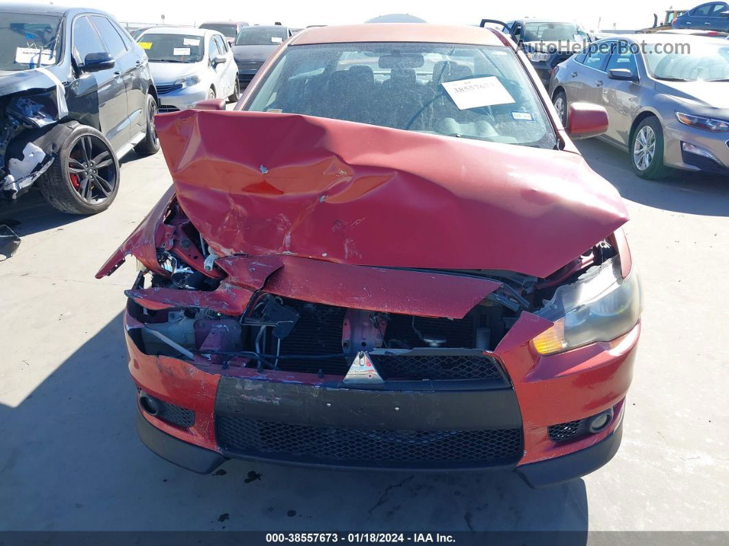 2009 Mitsubishi Lancer Es/es-sport Red vin: JA3AU26UX9U043120