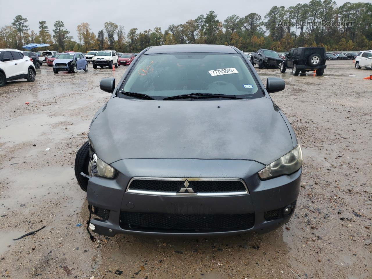 2009 Mitsubishi Lancer Gts Gray vin: JA3AU86W09U018845