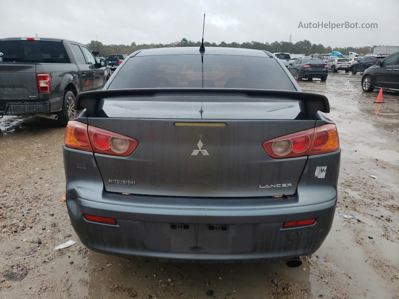 2009 Mitsubishi Lancer Gts Gray vin: JA3AU86W09U018845