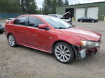 2009 Mitsubishi Lancer Gts Red vin: JA3AU86W49U017066