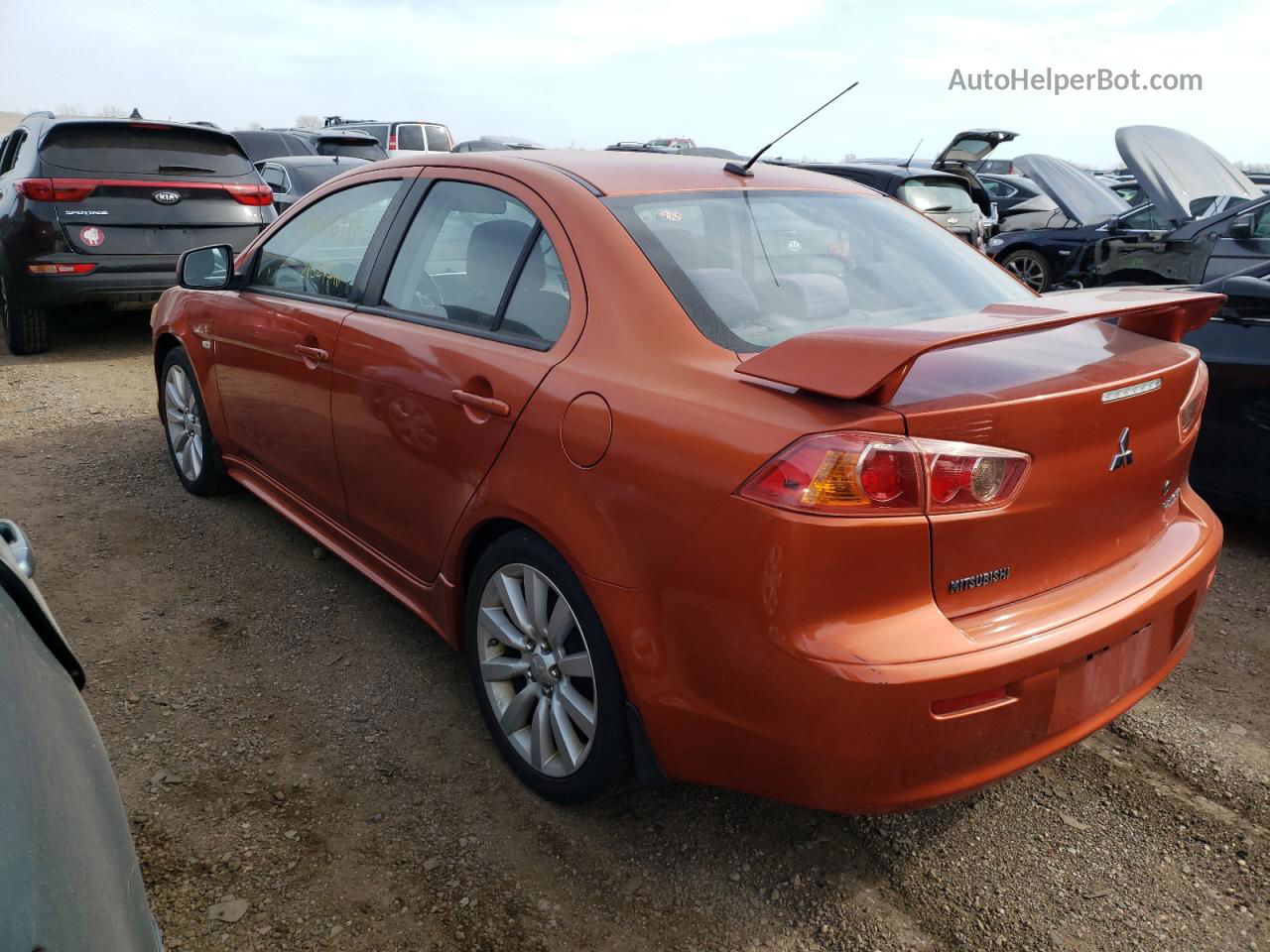 2009 Mitsubishi Lancer Gts Orange vin: JA3AU86W49U017486