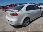 2009 Mitsubishi Lancer Gts White vin: JA3AU86W59U033180