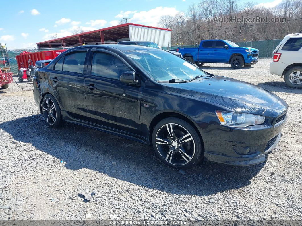 2009 Mitsubishi Lancer Gts Black vin: JA3AU86W79U022715