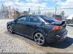 2009 Mitsubishi Lancer Gts Black vin: JA3AU86W79U022715