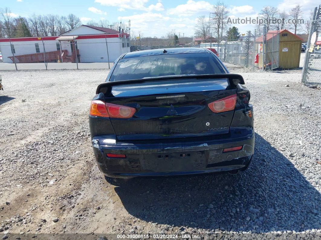 2009 Mitsubishi Lancer Gts Black vin: JA3AU86W79U022715