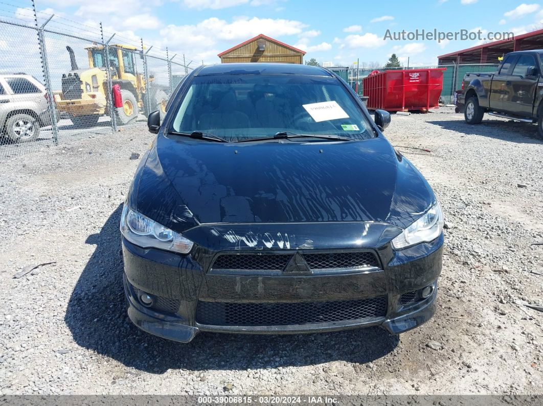 2009 Mitsubishi Lancer Gts Black vin: JA3AU86W79U022715