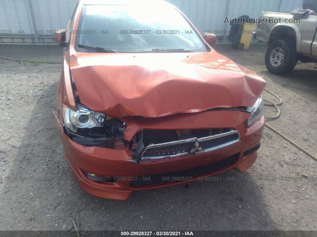 2009 Mitsubishi Lancer Gts Orange vin: JA3AU86W79U026506