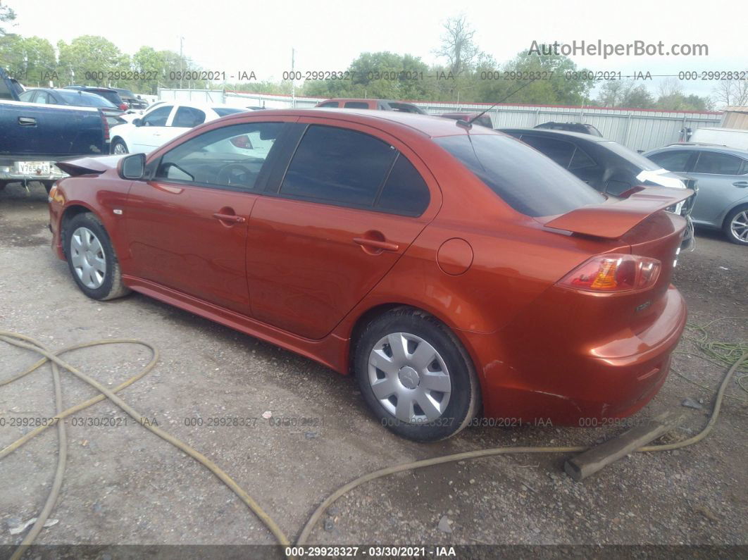 2009 Mitsubishi Lancer Gts Оранжевый vin: JA3AU86W79U026506