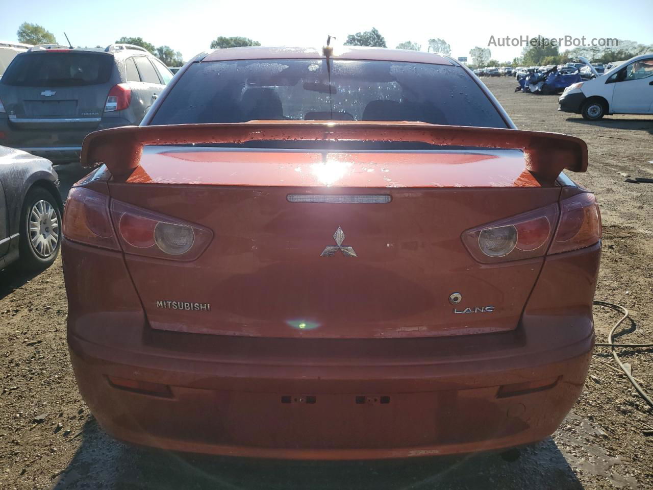 2009 Mitsubishi Lancer Gts Orange vin: JA3AU86W99U041038