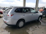 2014 Mitsubishi Outlander Es Серебряный vin: JA4AD2A30EZ004155