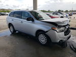 2014 Mitsubishi Outlander Es Серебряный vin: JA4AD2A30EZ004155