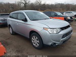 2014 Mitsubishi Outlander Es Silver vin: JA4AD2A30EZ006147