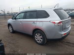 2014 Mitsubishi Outlander Es Silver vin: JA4AD2A30EZ006147