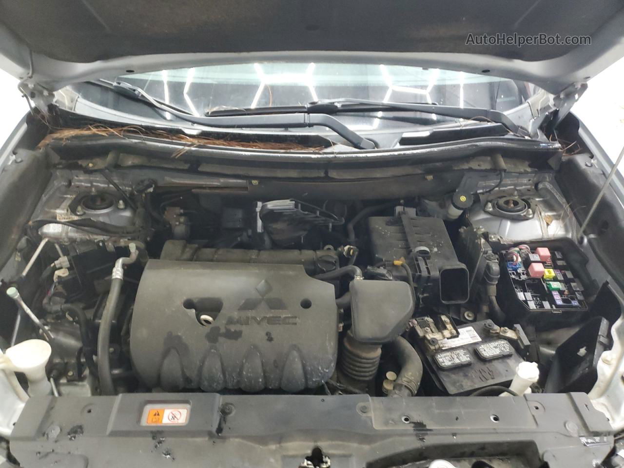 2017 Mitsubishi Outlander Es Silver vin: JA4AD2A30HZ047060 Damage: Air Intake Duct, Missing, Replacement Required