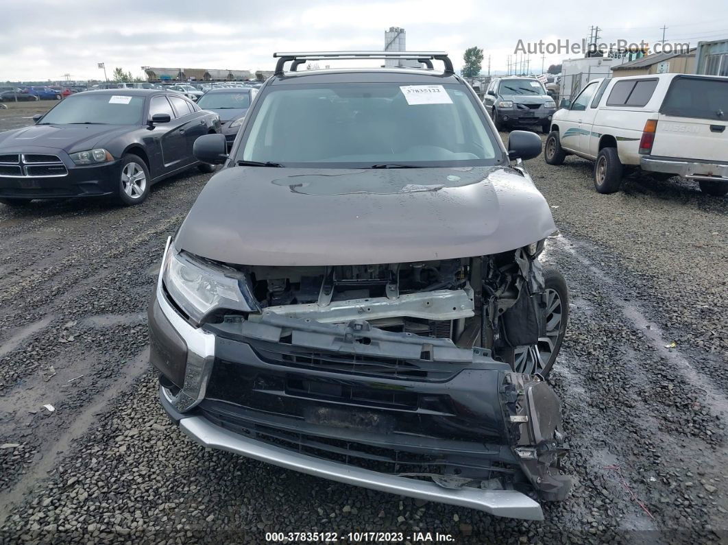 2017 Mitsubishi Outlander Es Brown vin: JA4AD2A30HZ070743