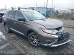 2017 Mitsubishi Outlander Es Brown vin: JA4AD2A30HZ070743