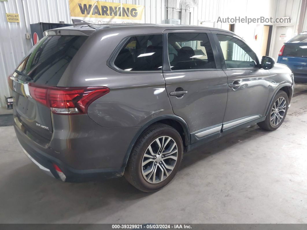 2017 Mitsubishi Outlander Es Gray vin: JA4AD2A31HZ013080