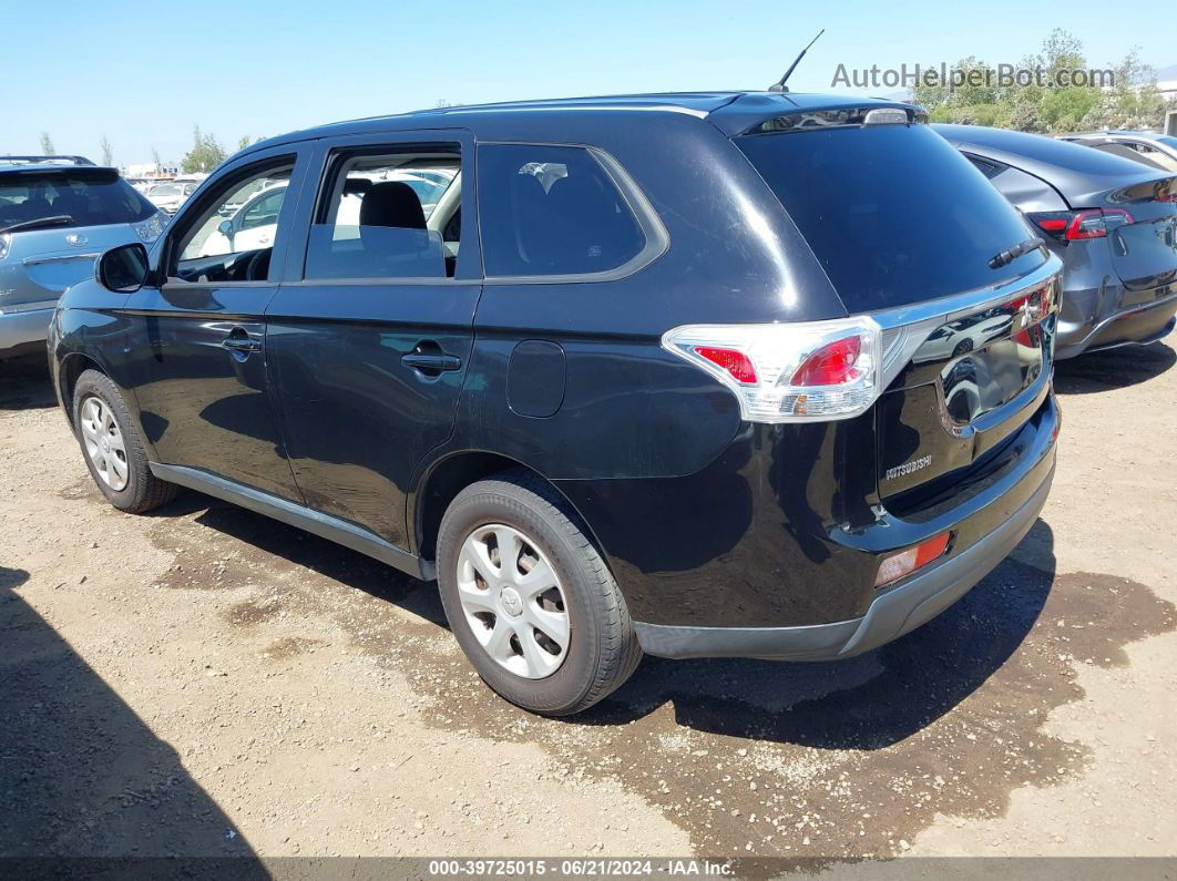 2014 Mitsubishi Outlander Es Black vin: JA4AD2A32EZ004710