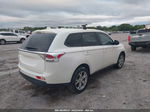 2014 Mitsubishi Outlander Es White vin: JA4AD2A32EZ013276