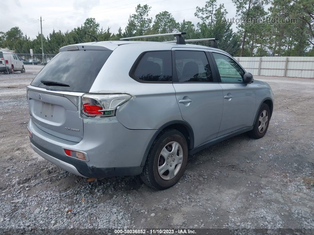 2015 Mitsubishi Outlander Es Gray vin: JA4AD2A32FZ008385