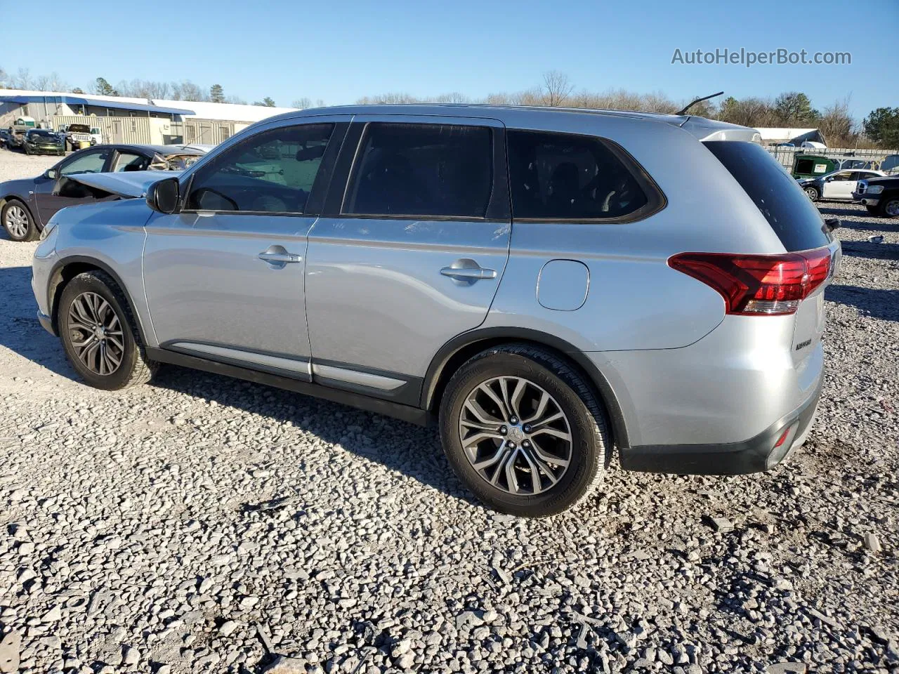 2016 Mitsubishi Outlander Es Silver vin: JA4AD2A32GZ025981