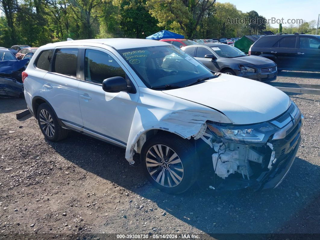 2020 Mitsubishi Outlander Es 2.4 White vin: JA4AD2A33LZ044758