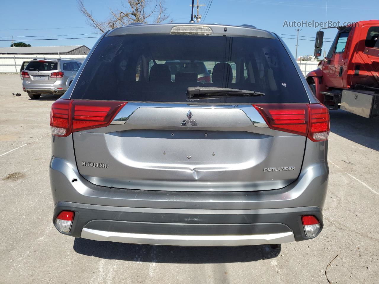 2016 Mitsubishi Outlander Es Silver vin: JA4AD2A34GZ008020