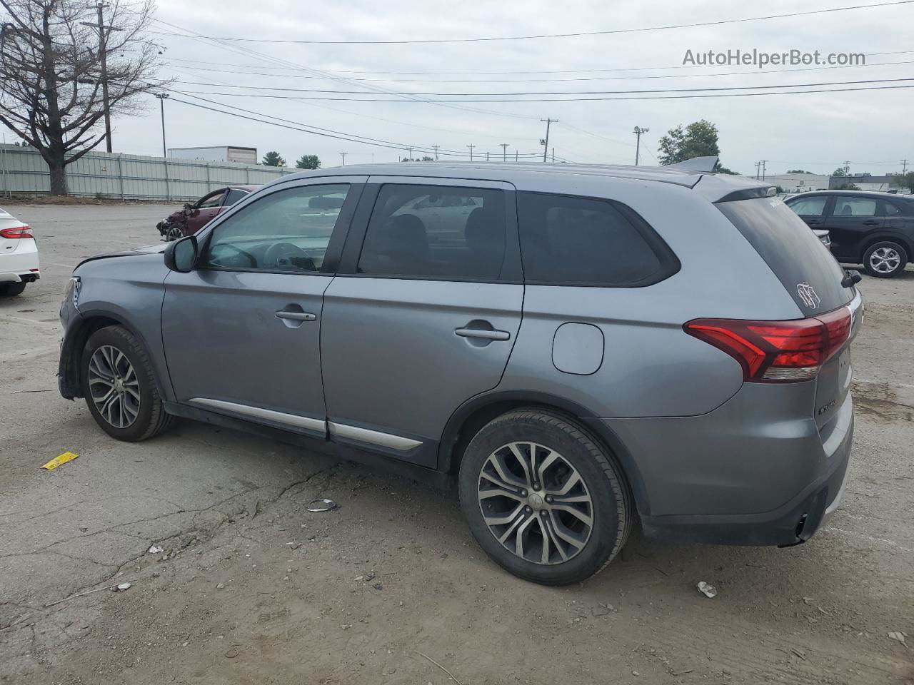 2017 Mitsubishi Outlander Es Серебряный vin: JA4AD2A34HZ016197