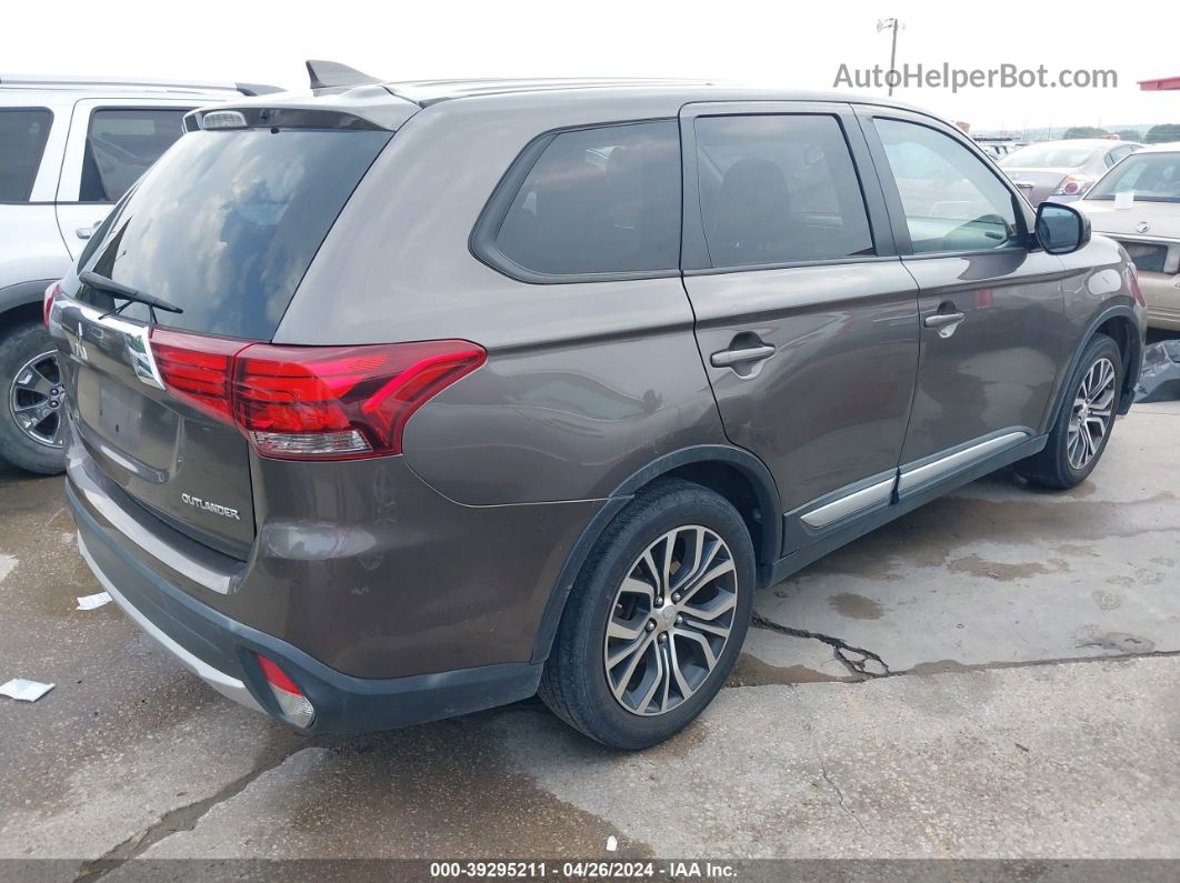 2017 Mitsubishi Outlander Es Brown vin: JA4AD2A34HZ019195