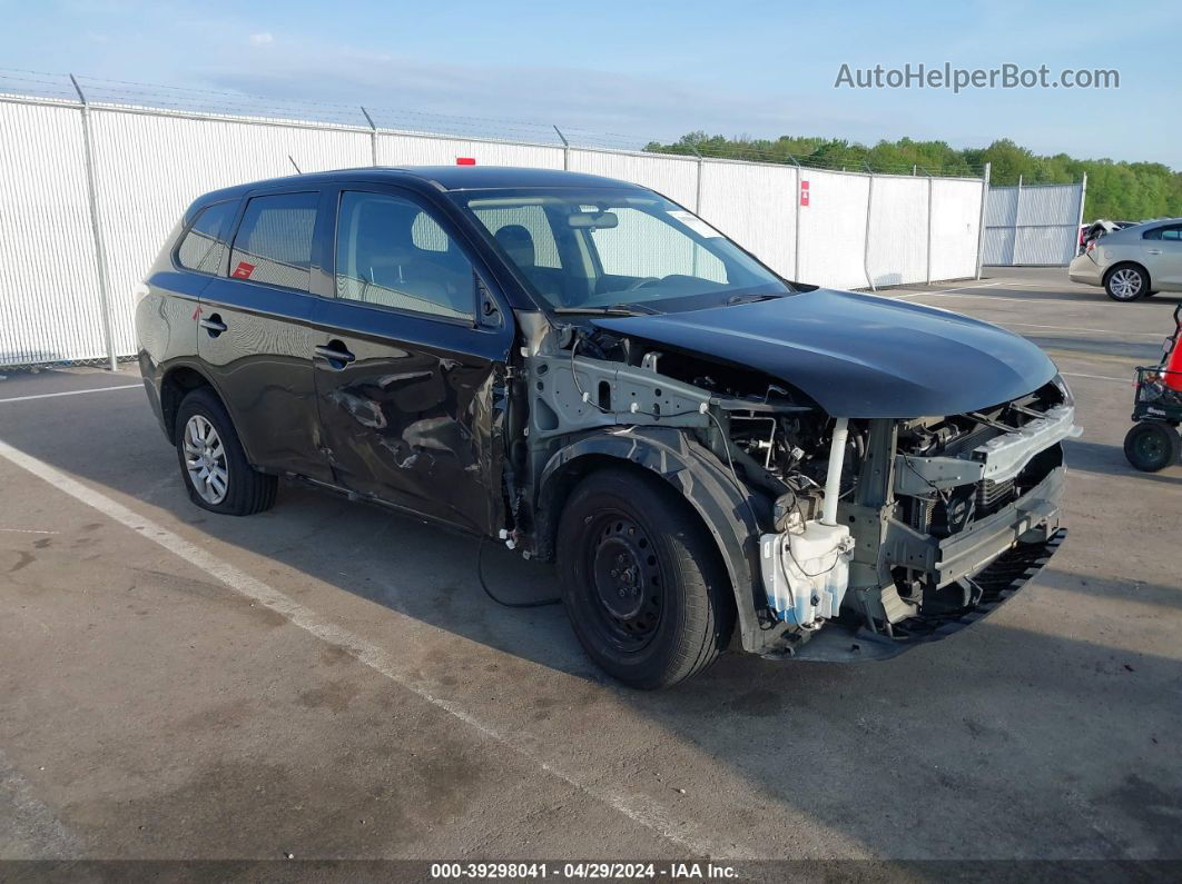 2014 Mitsubishi Outlander Es Black vin: JA4AD2A35EZ002482