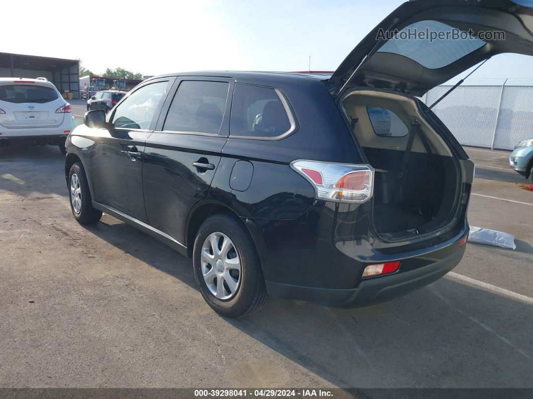 2014 Mitsubishi Outlander Es Black vin: JA4AD2A35EZ002482