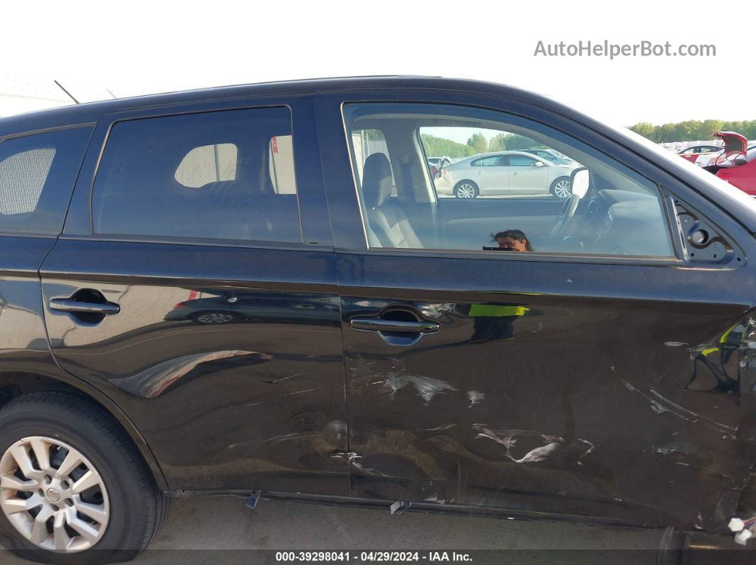 2014 Mitsubishi Outlander Es Black vin: JA4AD2A35EZ002482