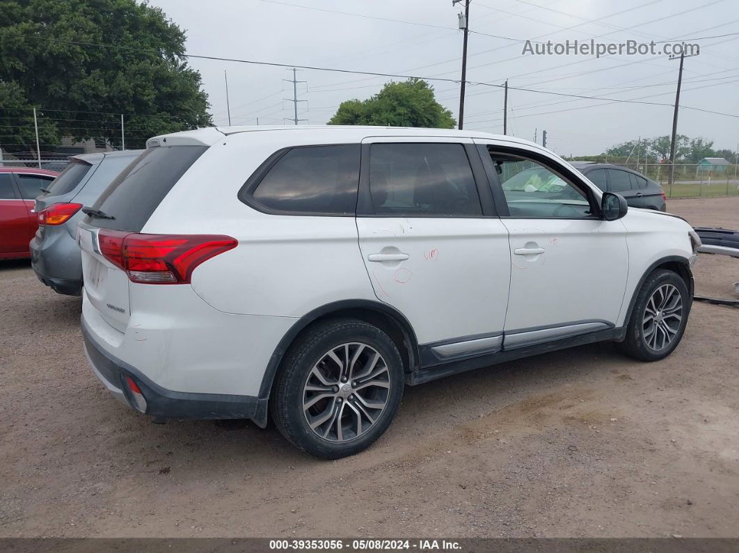 2016 Mitsubishi Outlander Es White vin: JA4AD2A35GZ016711