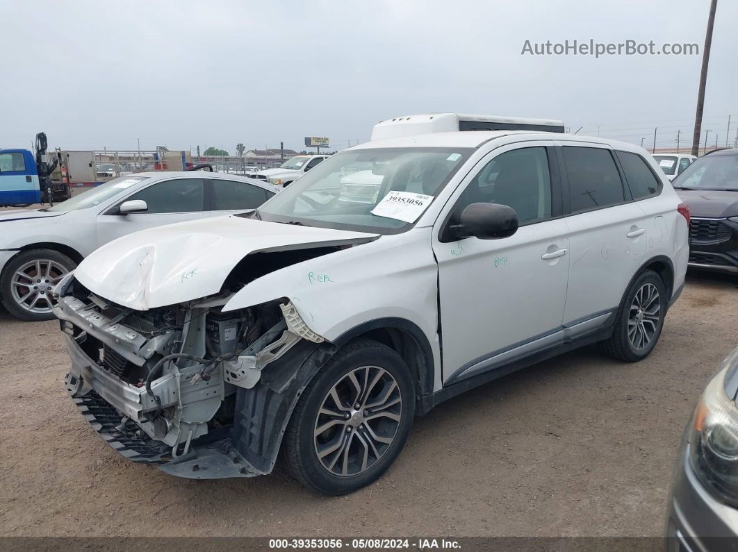 2016 Mitsubishi Outlander Es White vin: JA4AD2A35GZ016711