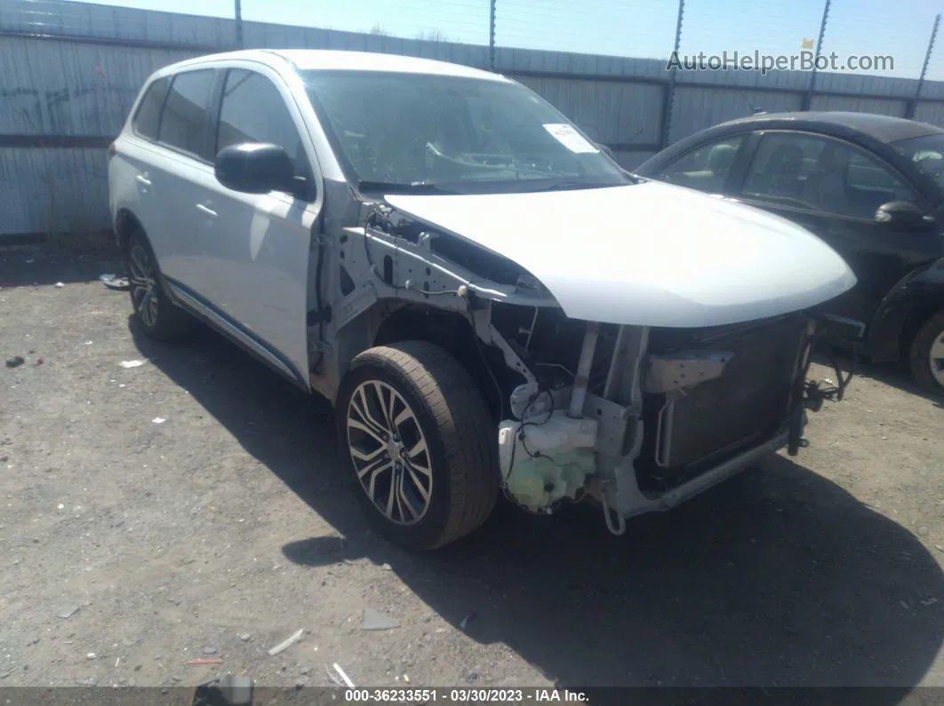 2017 Mitsubishi Outlander Es White vin: JA4AD2A35HZ018993