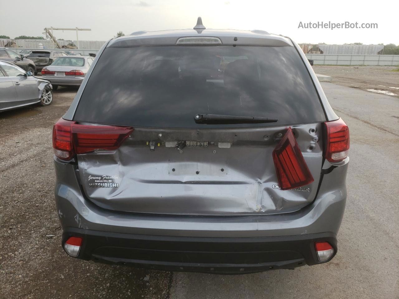 2017 Mitsubishi Outlander Es Серебряный vin: JA4AD2A35HZ065845