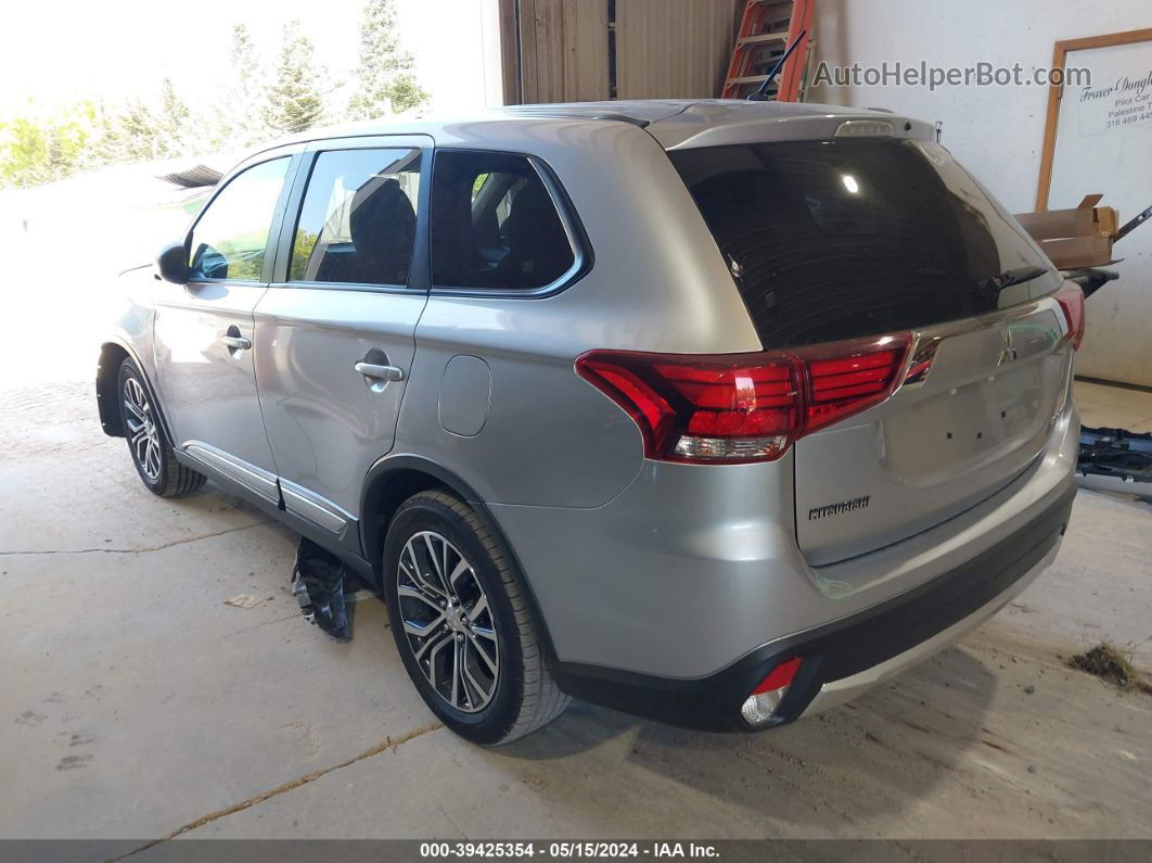 2016 Mitsubishi Outlander Es Silver vin: JA4AD2A36GZ003742