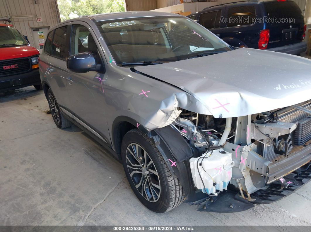 2016 Mitsubishi Outlander Es Silver vin: JA4AD2A36GZ003742