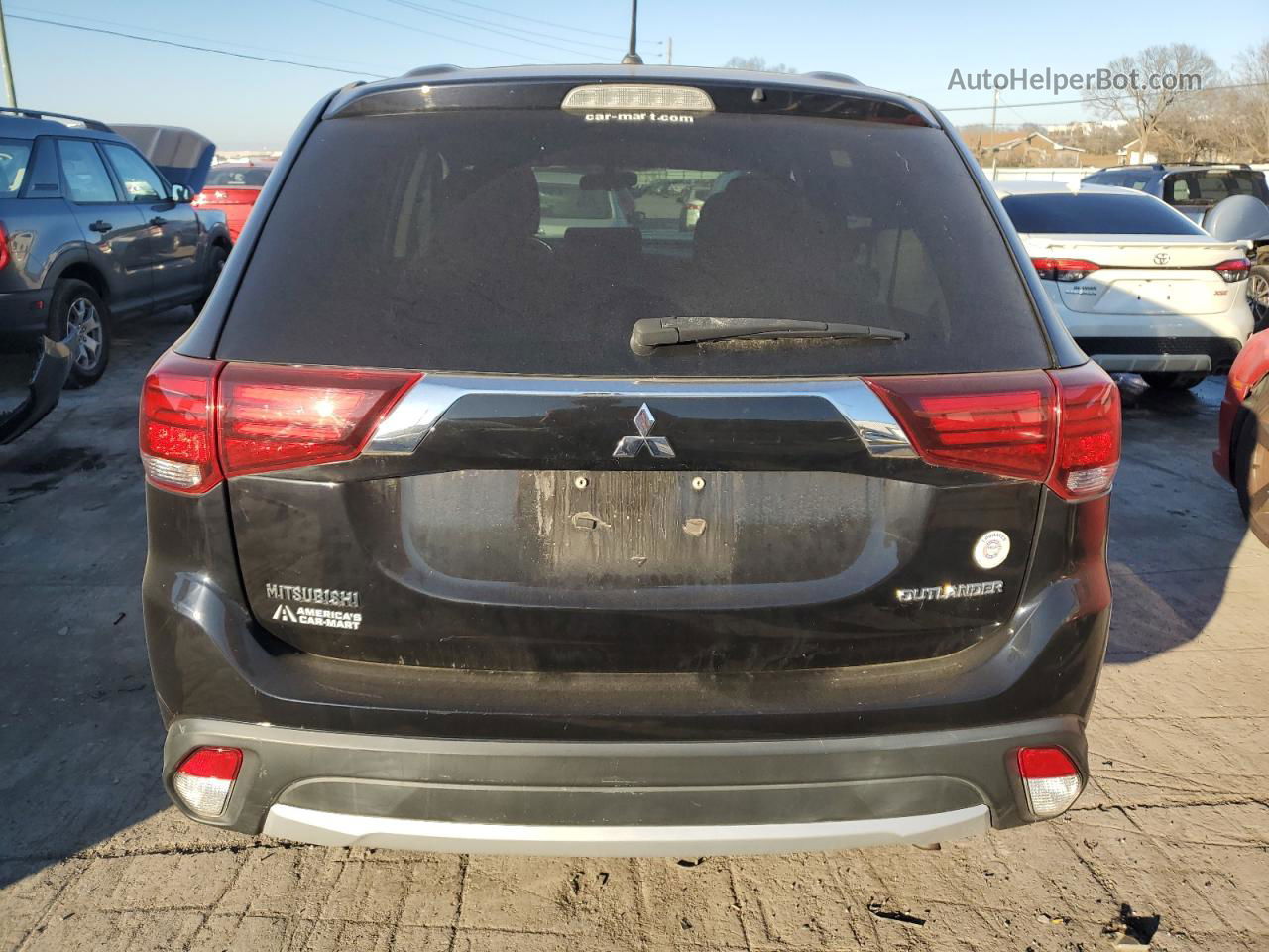 2016 Mitsubishi Outlander Es Black vin: JA4AD2A36GZ048244