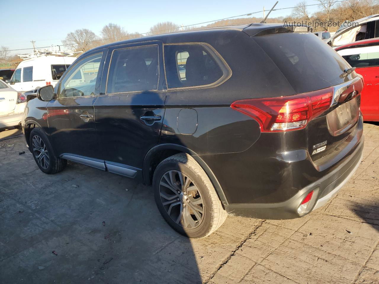 2016 Mitsubishi Outlander Es Black vin: JA4AD2A36GZ048244