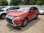 2017 Mitsubishi Outlander Es Red vin: JA4AD2A36HZ042252