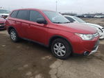 2015 Mitsubishi Outlander Es Burgundy vin: JA4AD2A37FZ006289