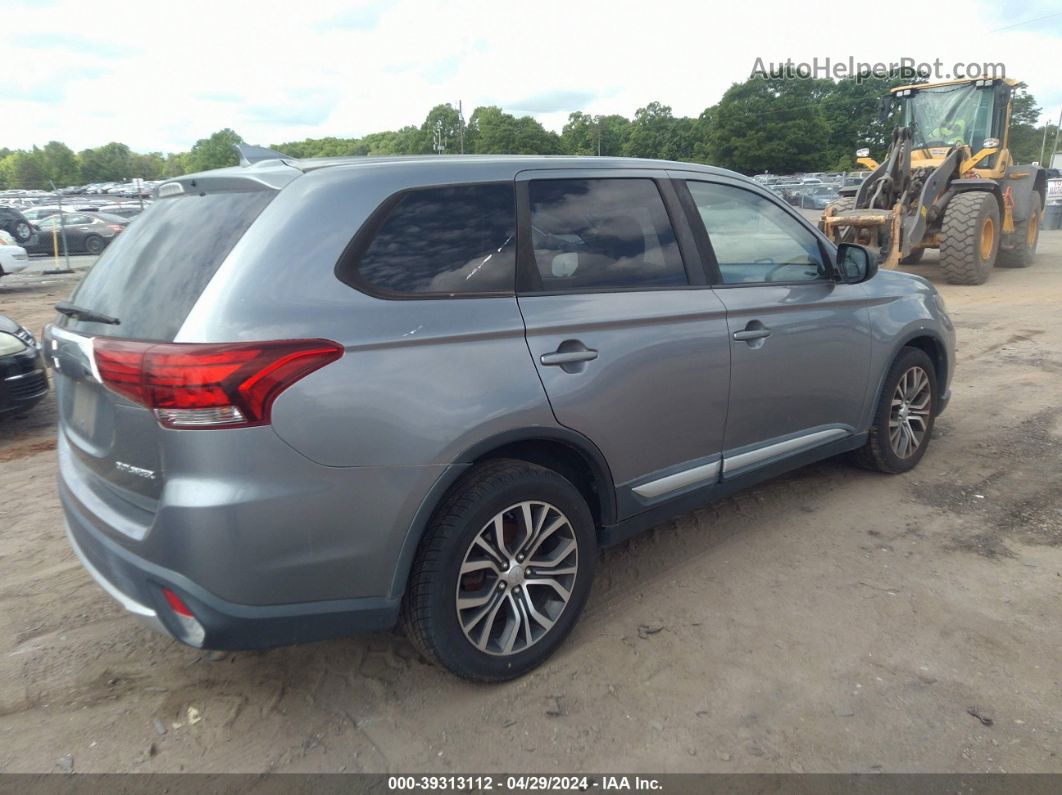 2017 Mitsubishi Outlander Es Gray vin: JA4AD2A37HZ032183