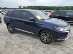 2017 Mitsubishi Outlander Es Синий vin: JA4AD2A37HZ051283