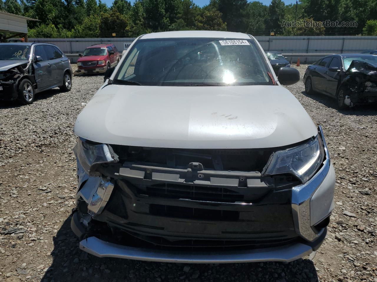 2017 Mitsubishi Outlander Es White vin: JA4AD2A37HZ057536