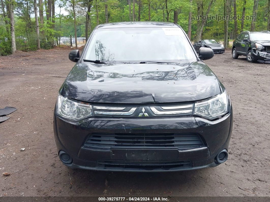 2014 Mitsubishi Outlander Es Black vin: JA4AD2A38EZ000449