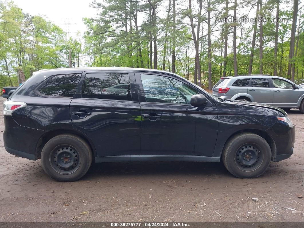 2014 Mitsubishi Outlander Es Black vin: JA4AD2A38EZ000449